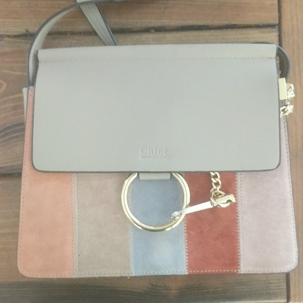 Chloé patchwork crossbody FAUX
